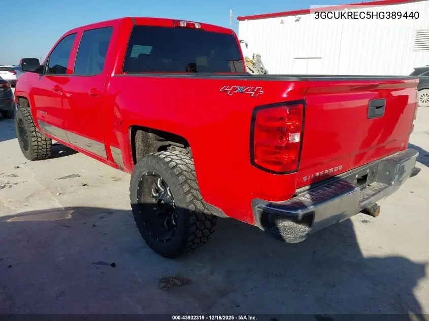 3GCUKREC5HG389440 2017 Chevrolet Silverado 1500 1Lt