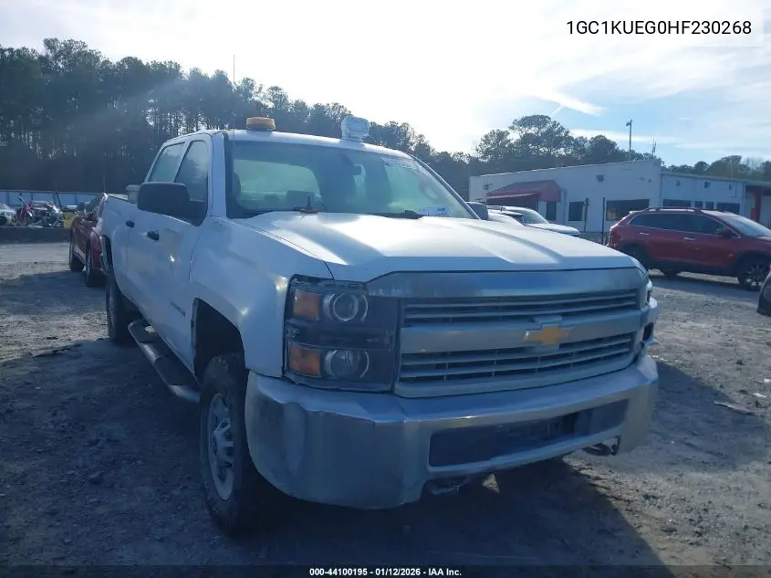 1GC1KUEG0HF230268 2017 Chevrolet Silverado 2500Hd Wt