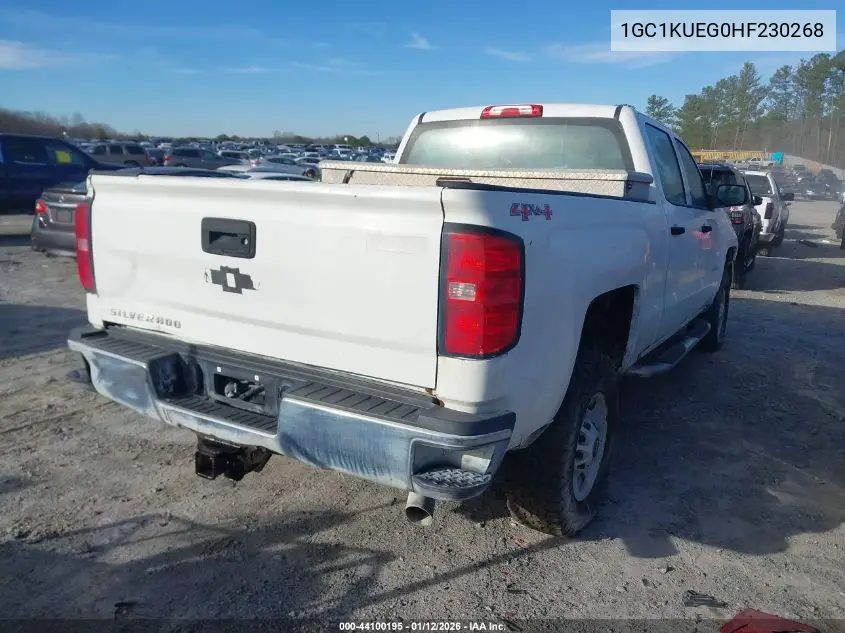 1GC1KUEG0HF230268 2017 Chevrolet Silverado 2500Hd Wt