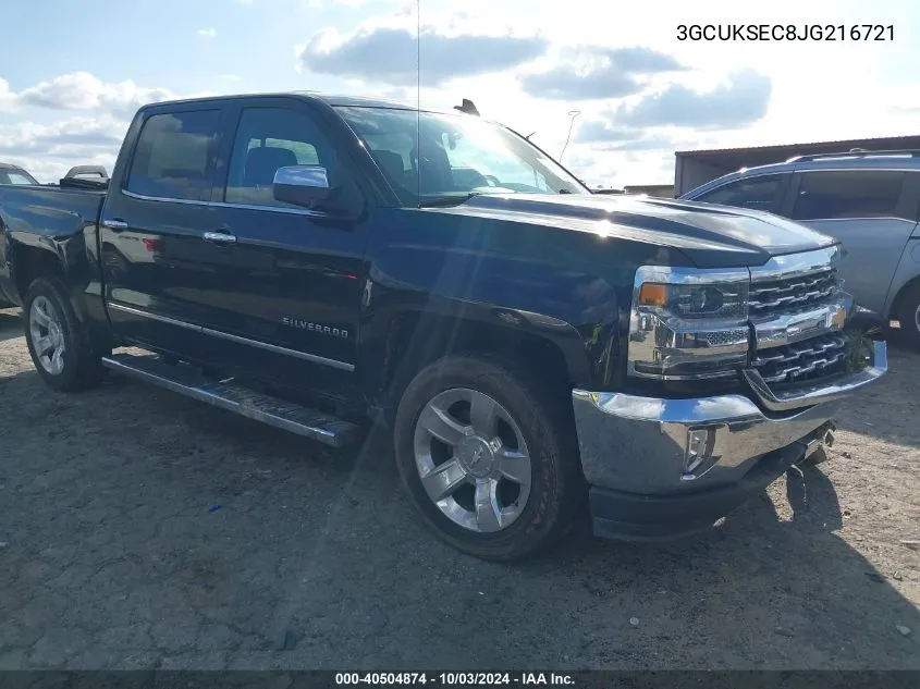 3GCUKSEC8JG216721 2018 Chevrolet Silverado 1500 1Lz