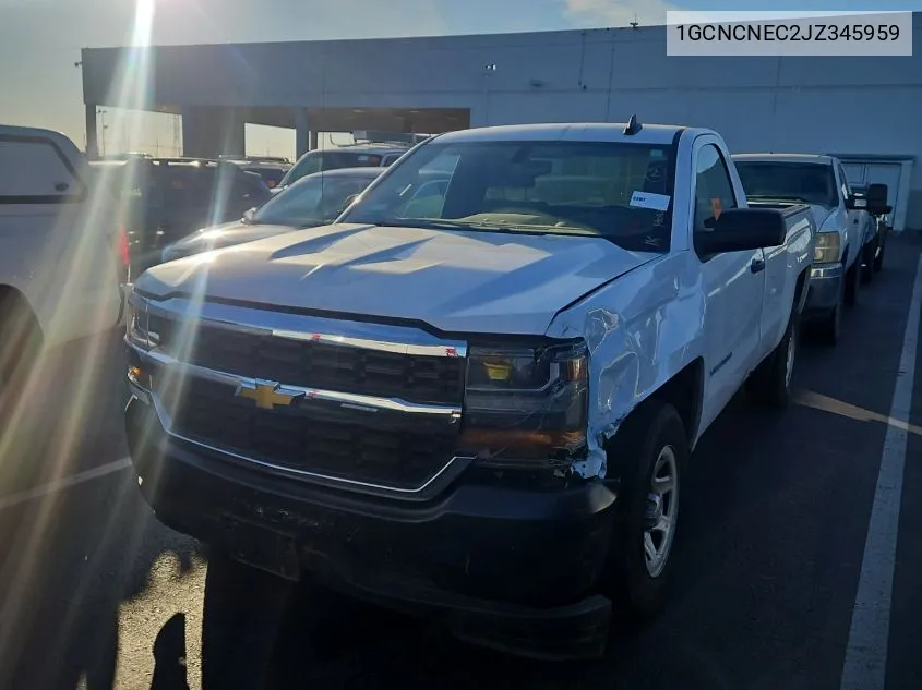 1GCNCNEC2JZ345959 2018 Chevrolet Silverado C1500/C1500 Ls