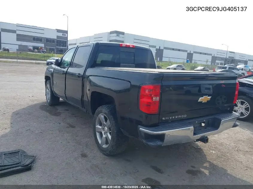 3GCPCREC9JG405137 2018 Chevrolet Silverado 1500 1Lt