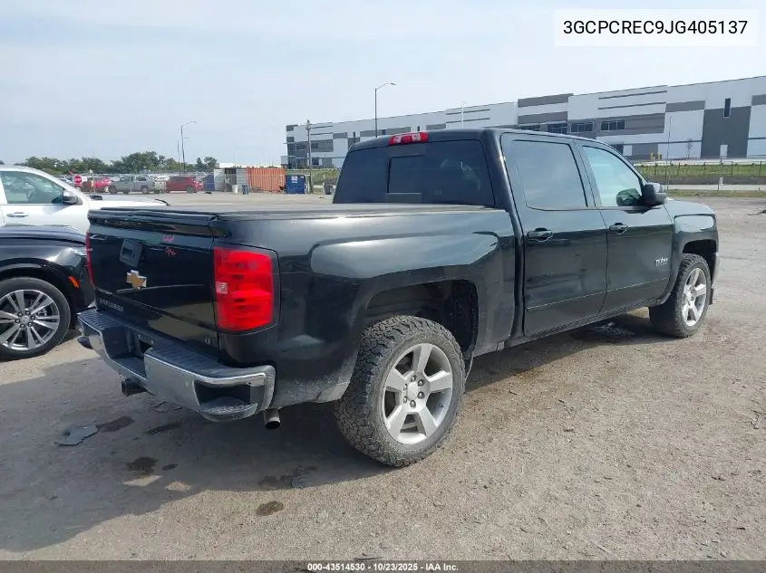 3GCPCREC9JG405137 2018 Chevrolet Silverado 1500 1Lt