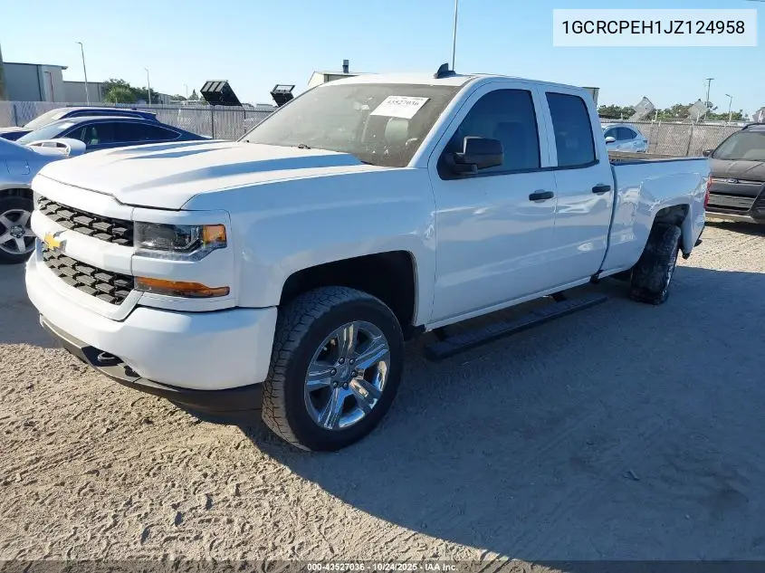 1GCRCPEH1JZ124958 2018 Chevrolet Silverado 1500 Custom