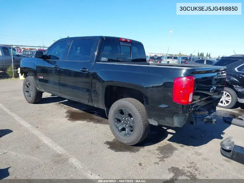 3GCUKSEJ5JG498850 2018 Chevrolet Silverado 1500 2Lz