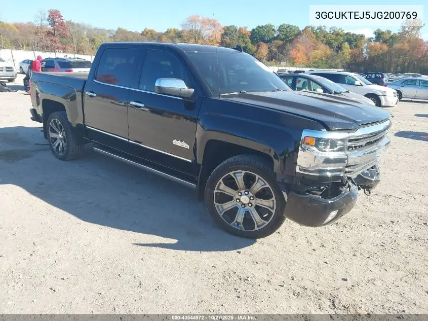 3GCUKTEJ5JG200769 2018 Chevrolet Silverado 1500 High Country