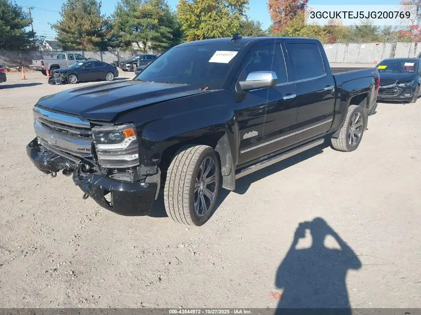 3GCUKTEJ5JG200769 2018 Chevrolet Silverado 1500 High Country