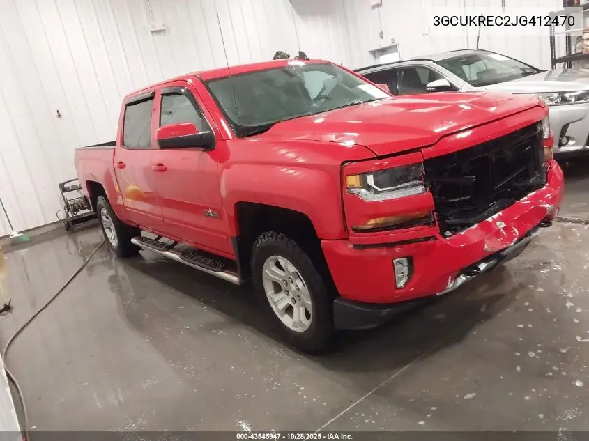 3GCUKREC2JG412470 2018 Chevrolet Silverado 1500 2Lt