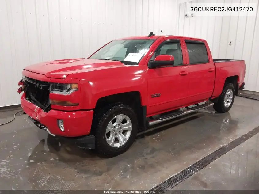 3GCUKREC2JG412470 2018 Chevrolet Silverado 1500 2Lt