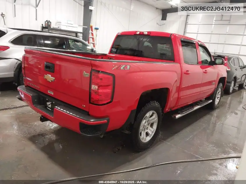 3GCUKREC2JG412470 2018 Chevrolet Silverado 1500 2Lt
