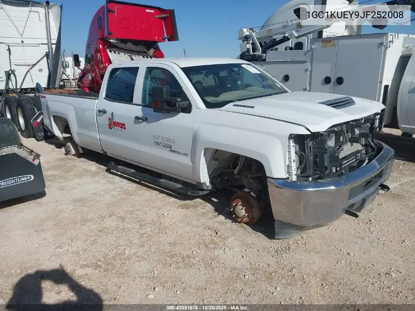 1GC1KUEY9JF252008 2018 Chevrolet Silverado 2500Hd Wt