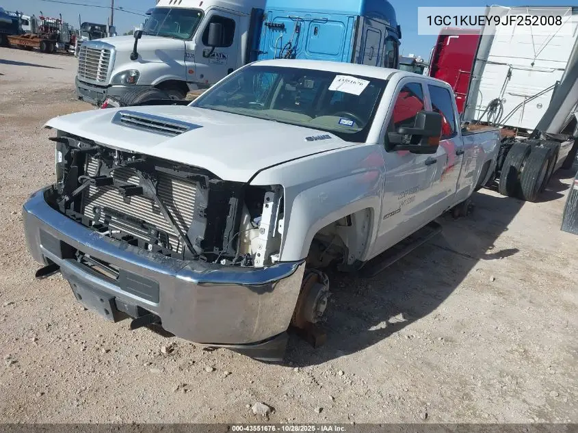 1GC1KUEY9JF252008 2018 Chevrolet Silverado 2500Hd Wt