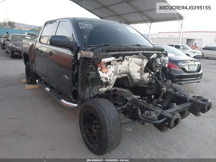 3GCUCRER4JG395155 2018 Chevrolet Silverado 1500 1Lt