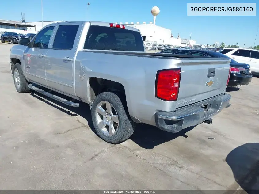 3GCPCREC9JG586160 2018 Chevrolet Silverado 1500 1Lt