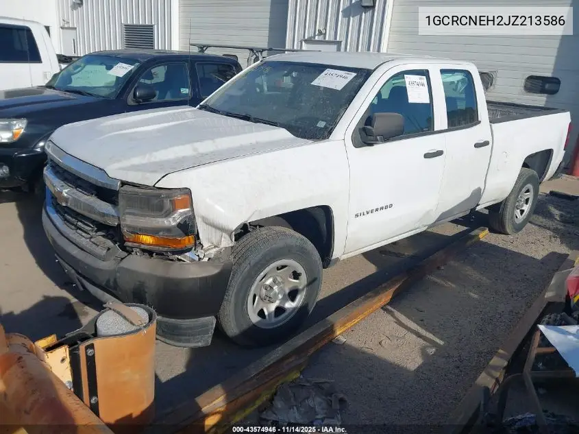 1GCRCNEH2JZ213586 2018 Chevrolet Silverado 1500 Wt