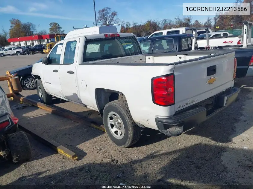 1GCRCNEH2JZ213586 2018 Chevrolet Silverado 1500 Wt