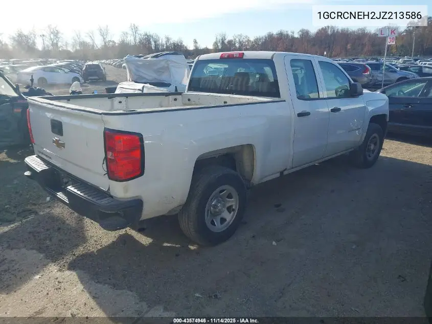 1GCRCNEH2JZ213586 2018 Chevrolet Silverado 1500 Wt