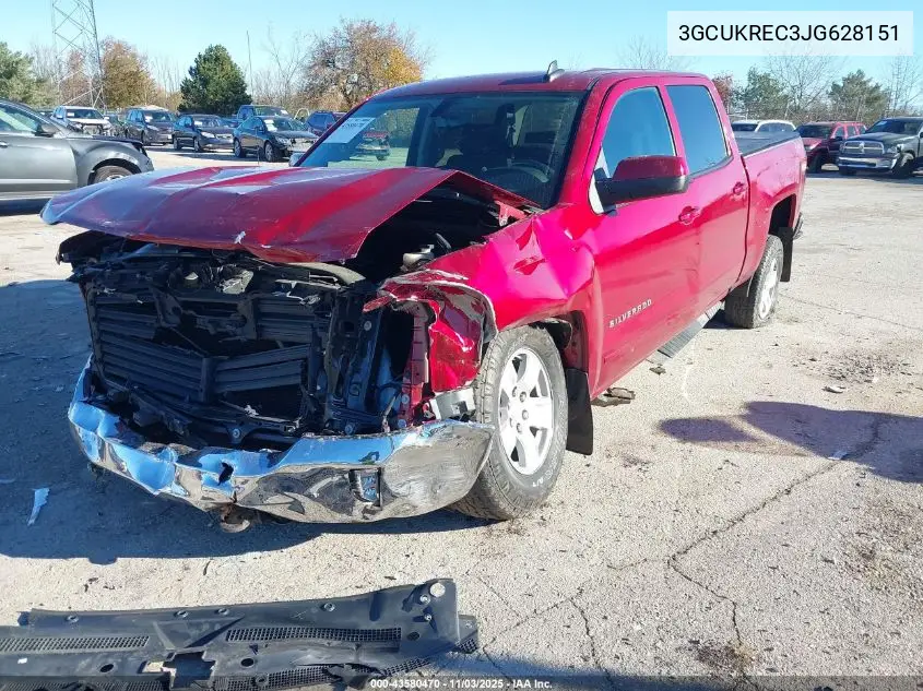 3GCUKREC3JG628151 2018 Chevrolet Silverado 1500 1Lt