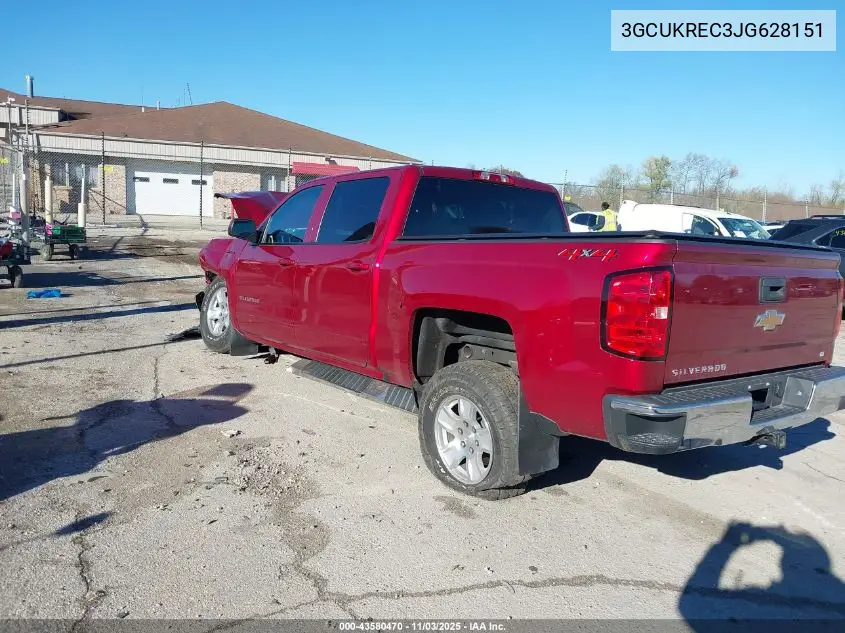 3GCUKREC3JG628151 2018 Chevrolet Silverado 1500 1Lt