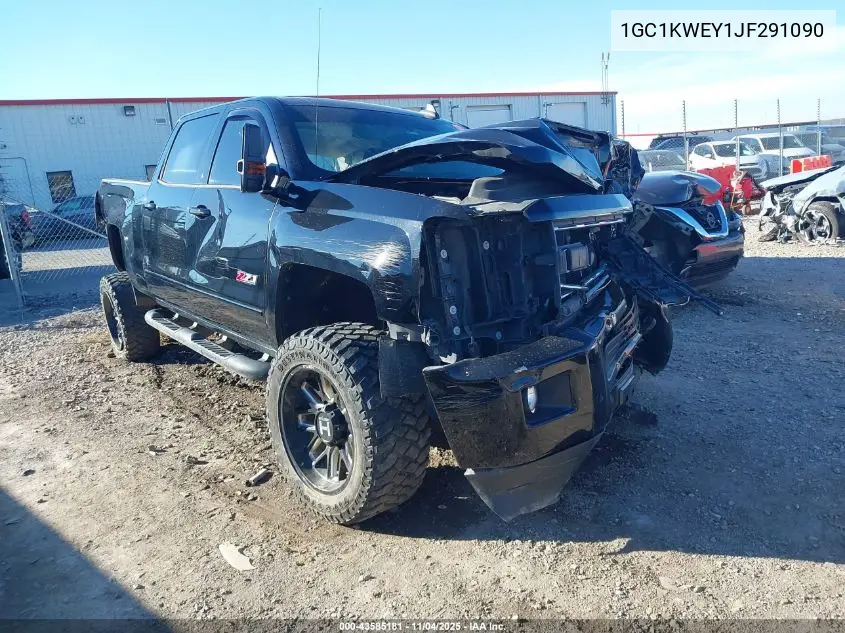 1GC1KWEY1JF291090 2018 Chevrolet Silverado 2500Hd Ltz