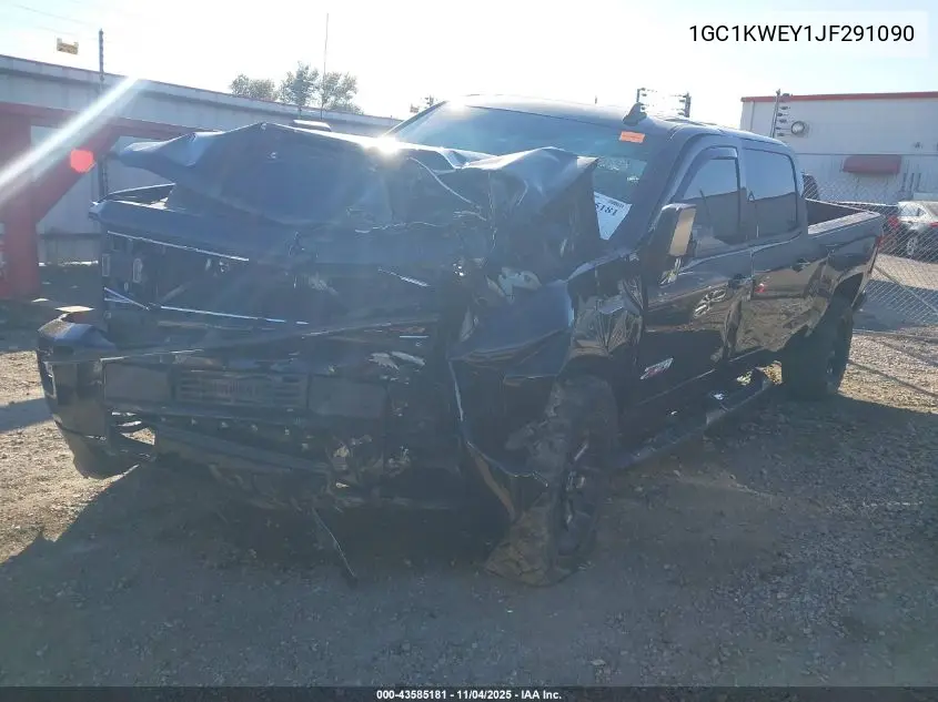 1GC1KWEY1JF291090 2018 Chevrolet Silverado 2500Hd Ltz