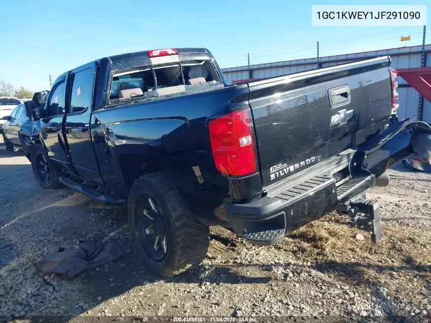 1GC1KWEY1JF291090 2018 Chevrolet Silverado 2500Hd Ltz