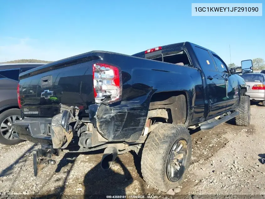 1GC1KWEY1JF291090 2018 Chevrolet Silverado 2500Hd Ltz