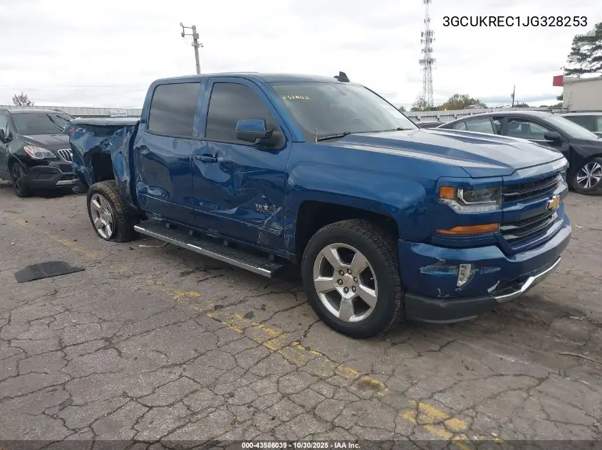 3GCUKREC1JG328253 2018 Chevrolet Silverado 1500 2Lt