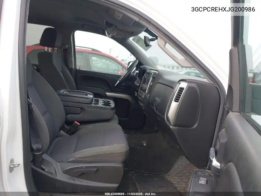 3GCPCREHXJG200986 2018 Chevrolet Silverado 1500 1Lt