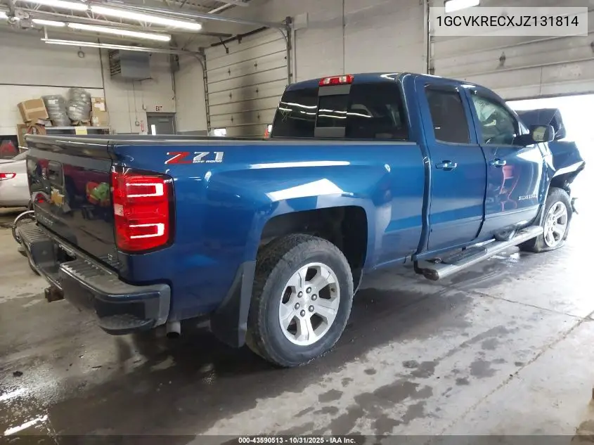 1GCVKRECXJZ131814 2018 Chevrolet Silverado 1500 2Lt