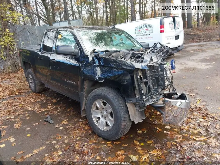 2GCVKREC7J1101386 2018 Chevrolet Silverado 1500 1Lt