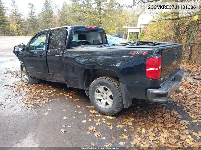 2GCVKREC7J1101386 2018 Chevrolet Silverado 1500 1Lt