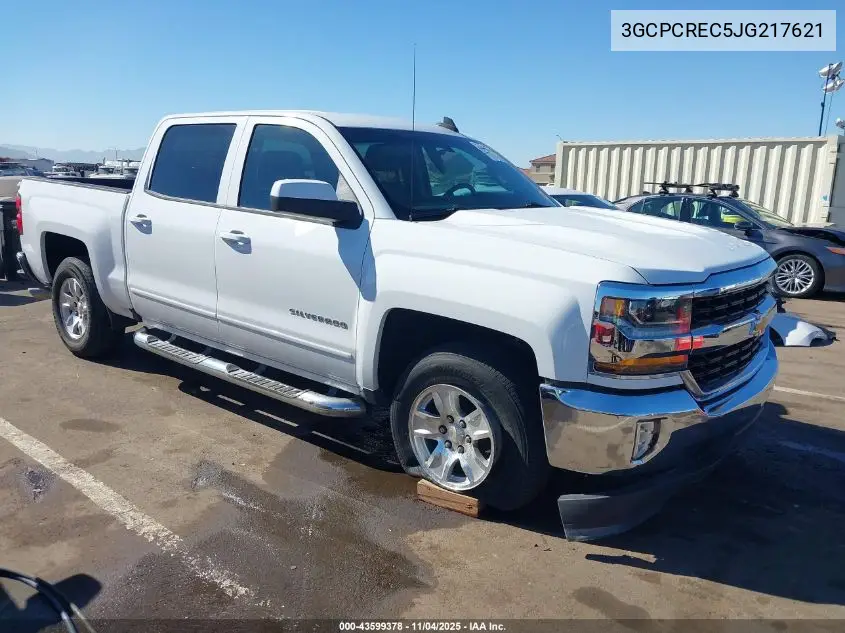 3GCPCREC5JG217621 2018 Chevrolet Silverado 1500 1Lt