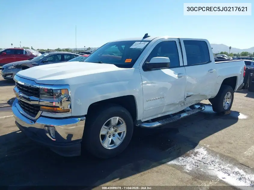 3GCPCREC5JG217621 2018 Chevrolet Silverado 1500 1Lt