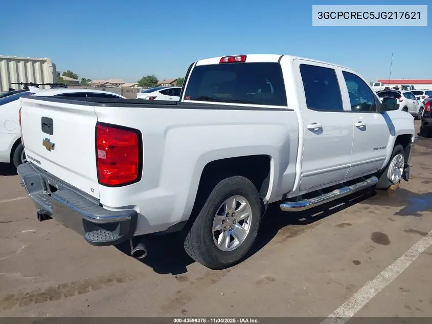 3GCPCREC5JG217621 2018 Chevrolet Silverado 1500 1Lt