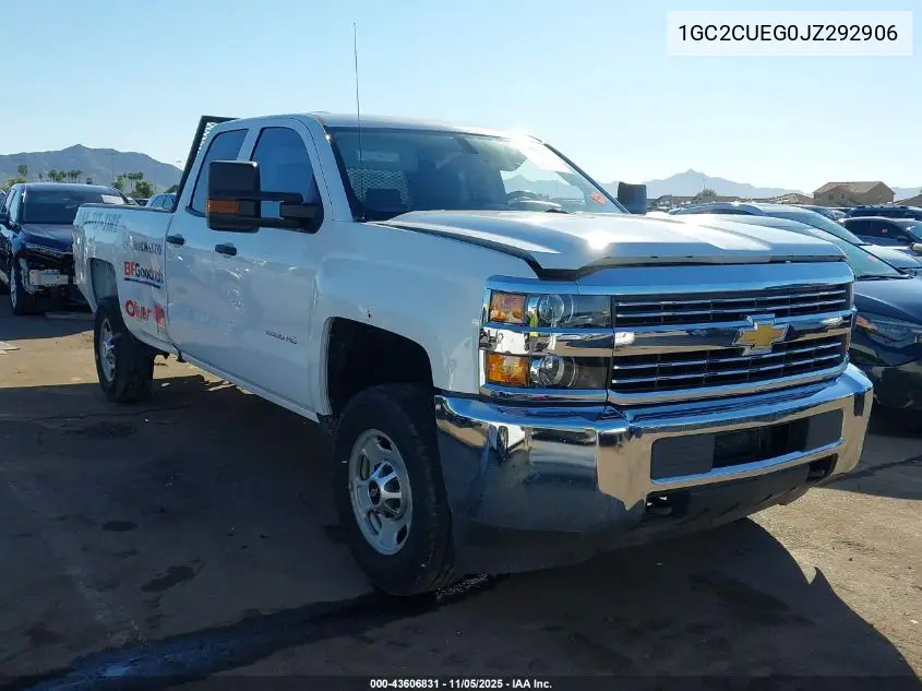 1GC2CUEG0JZ292906 2018 Chevrolet Silverado 2500Hd Wt