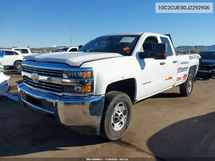 1GC2CUEG0JZ292906 2018 Chevrolet Silverado 2500Hd Wt