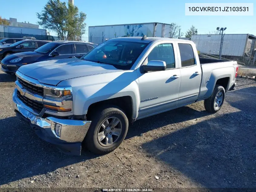 1GCVKREC1JZ103531 2018 Chevrolet Silverado 1500 1Lt
