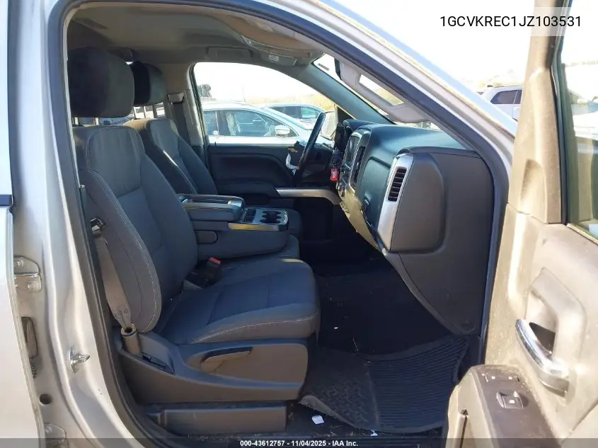 1GCVKREC1JZ103531 2018 Chevrolet Silverado 1500 1Lt