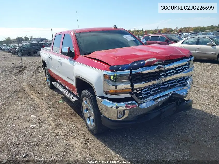 3GCUKREC2JG226699 2018 Chevrolet Silverado 1500 1Lt