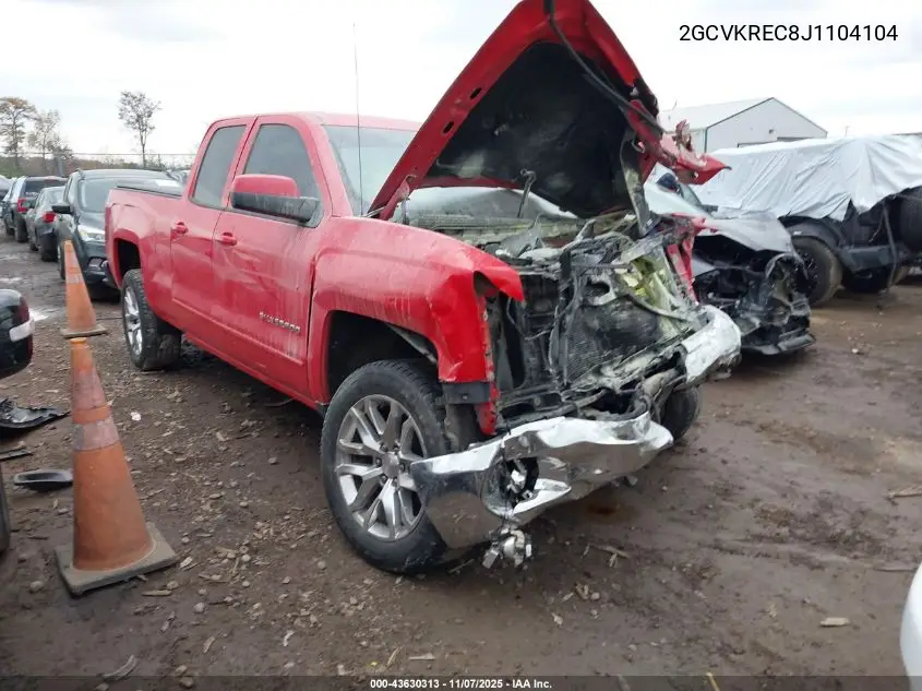 2GCVKREC8J1104104 2018 Chevrolet Silverado 1500 1Lt