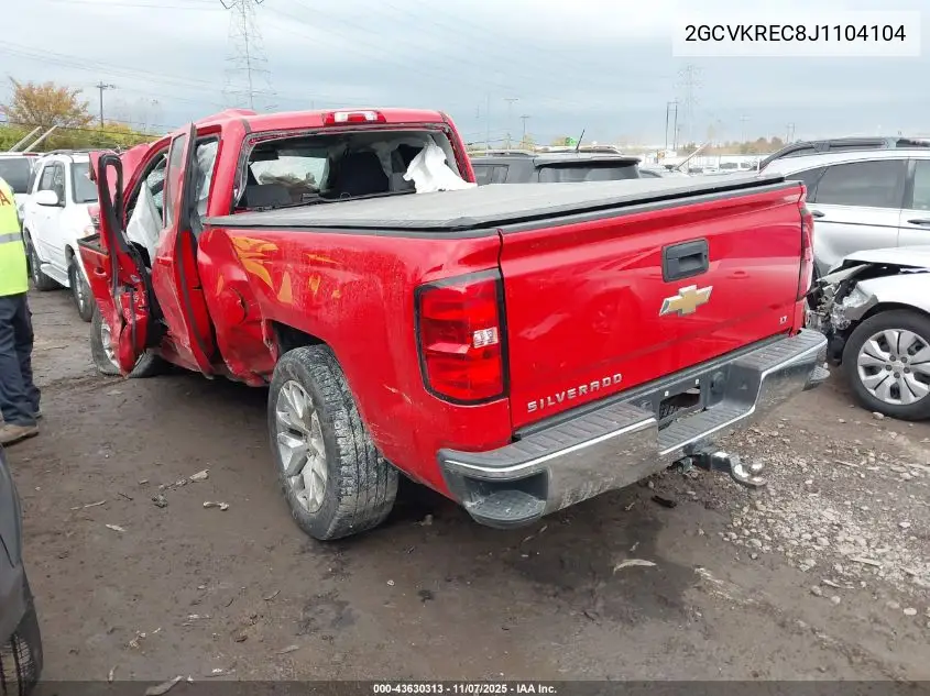 2GCVKREC8J1104104 2018 Chevrolet Silverado 1500 1Lt