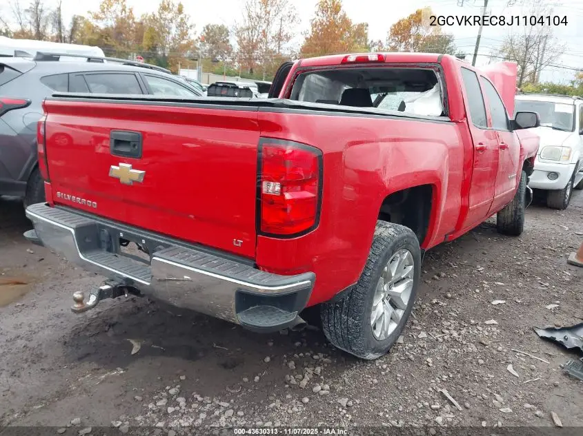 2GCVKREC8J1104104 2018 Chevrolet Silverado 1500 1Lt