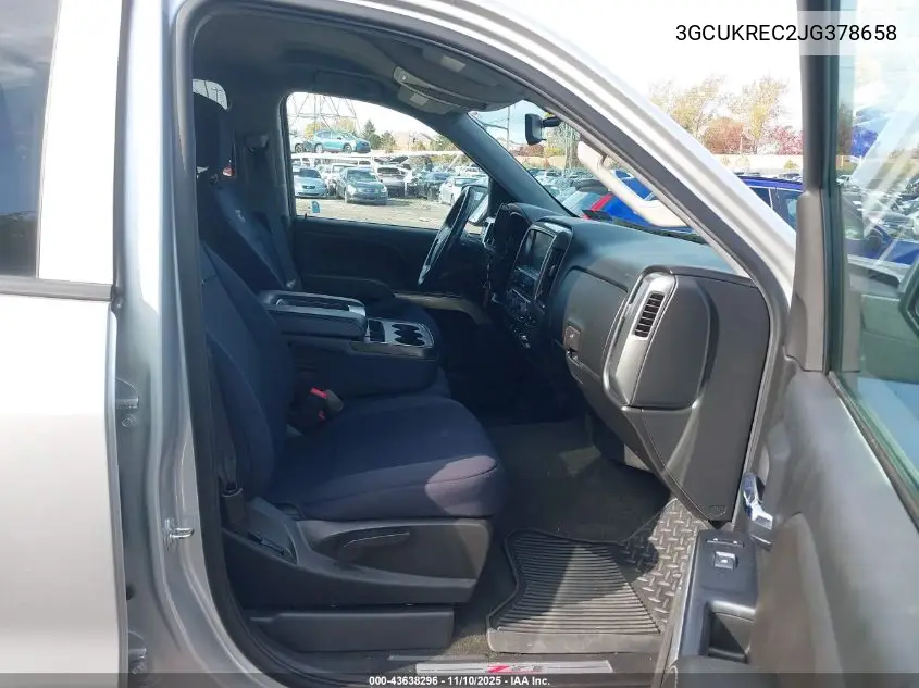 3GCUKREC2JG378658 2018 Chevrolet Silverado 1500 2Lt