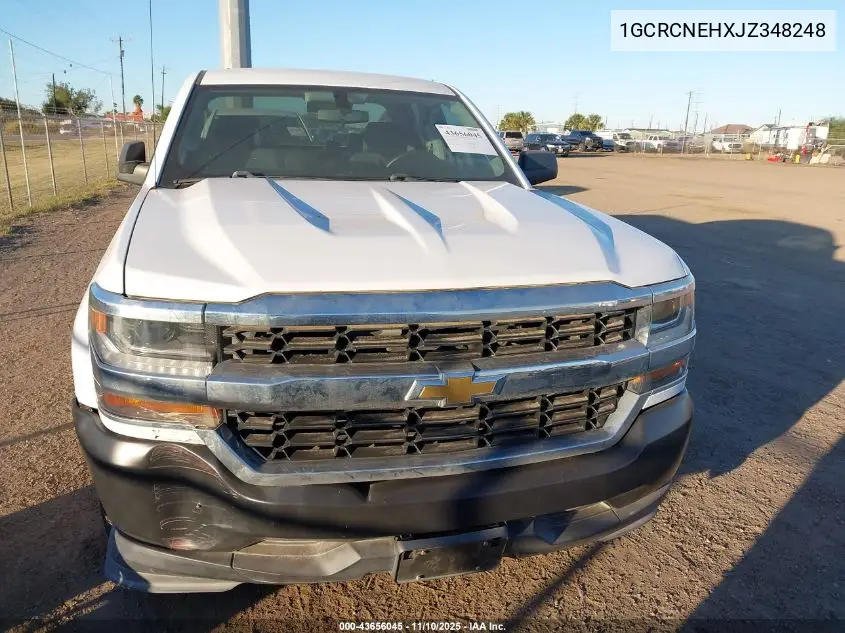1GCRCNEHXJZ348248 2018 Chevrolet Silverado 1500 Wt