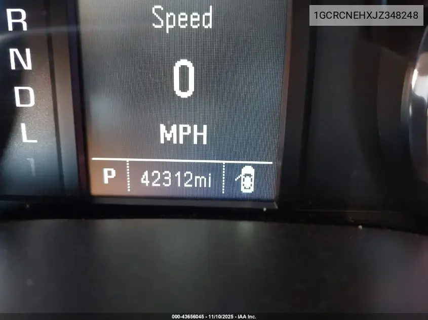 1GCRCNEHXJZ348248 2018 Chevrolet Silverado 1500 Wt