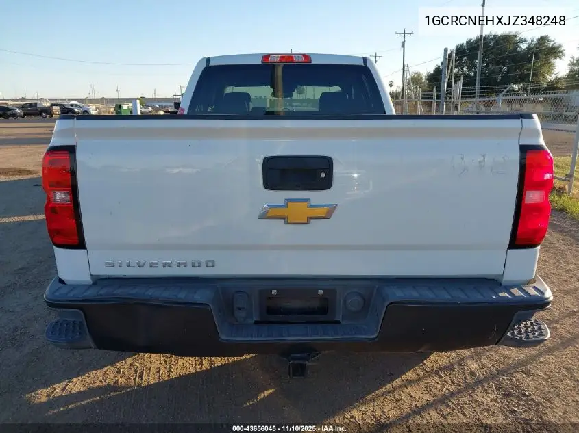 1GCRCNEHXJZ348248 2018 Chevrolet Silverado 1500 Wt