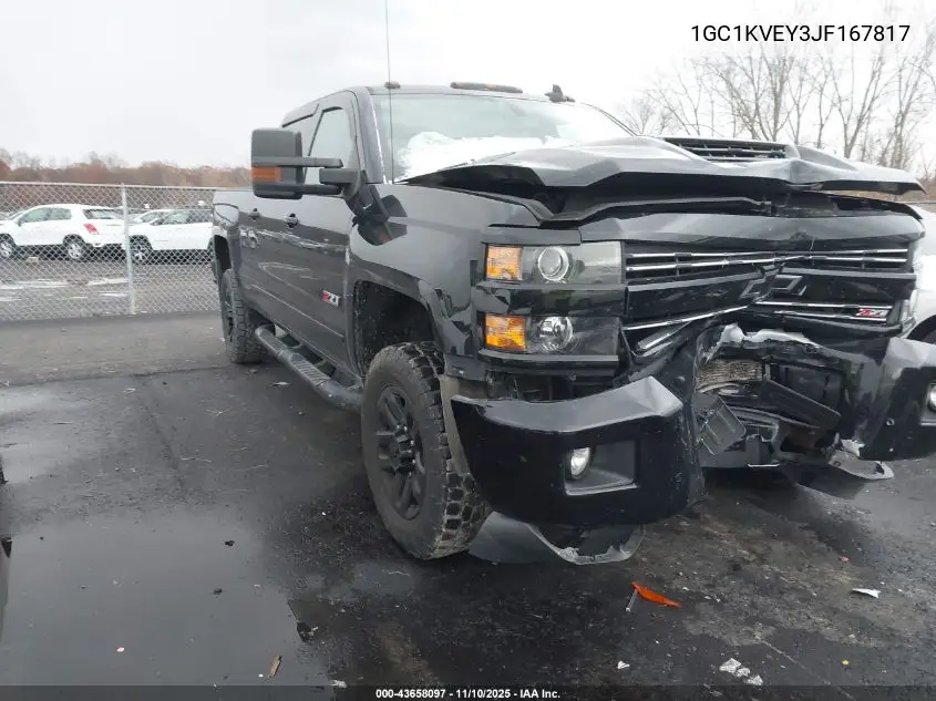 1GC1KVEY3JF167817 2018 Chevrolet Silverado 2500Hd Lt