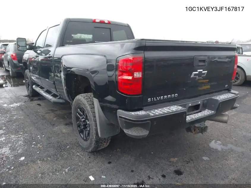 1GC1KVEY3JF167817 2018 Chevrolet Silverado 2500Hd Lt