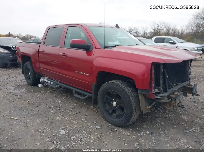 3GCUKREC6JG585828 2018 Chevrolet Silverado 1500 2Lt